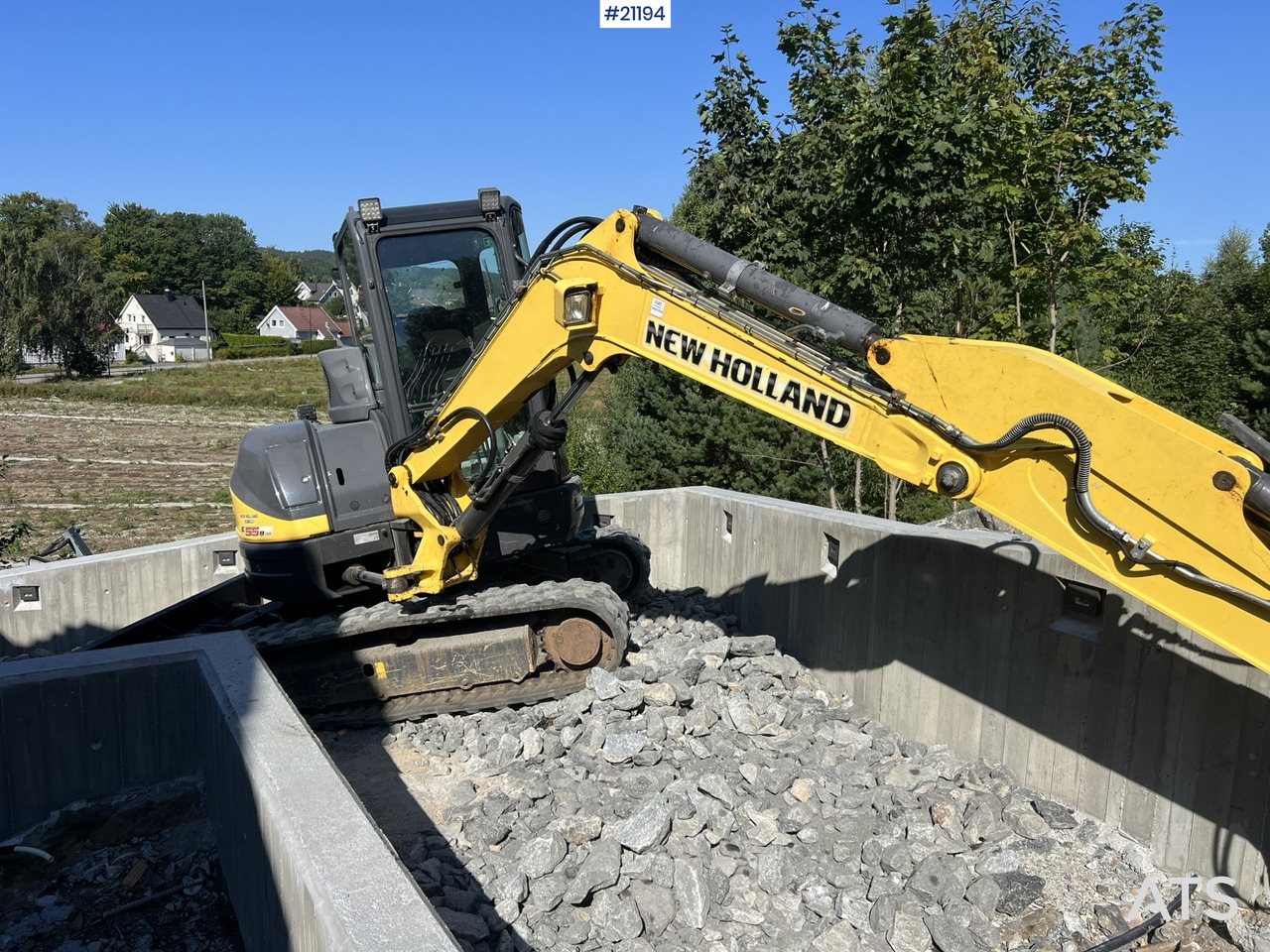 New Holland E55B - Ερπυστριοφόρος εκσκαφέας: φωτογραφία 5 New Holland E55B - Ερπυστριοφόρος εκσκαφέας: φωτογραφία 5