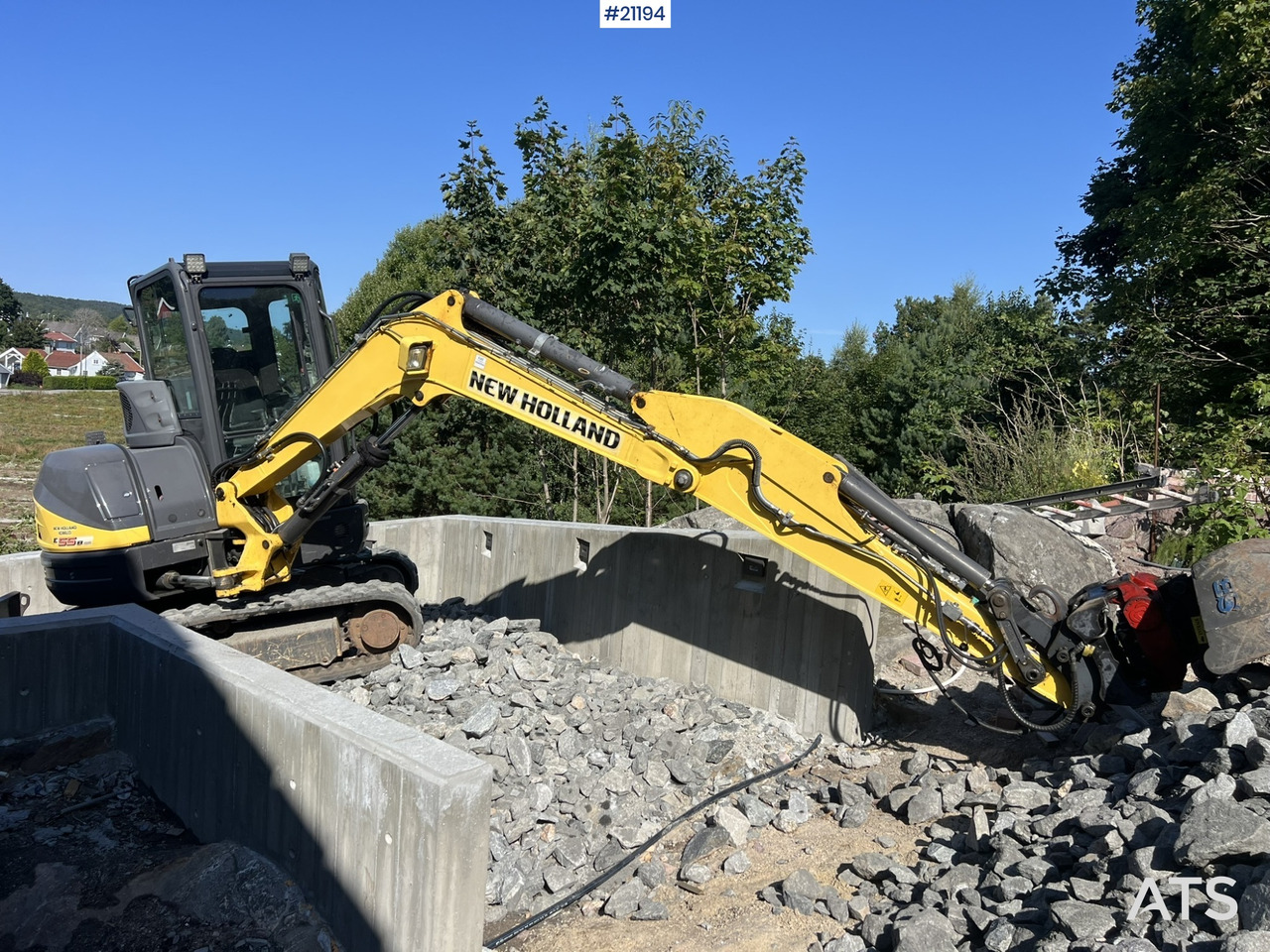 New Holland E55B - Ερπυστριοφόρος εκσκαφέας: φωτογραφία 3 New Holland E55B - Ερπυστριοφόρος εκσκαφέας: φωτογραφία 3