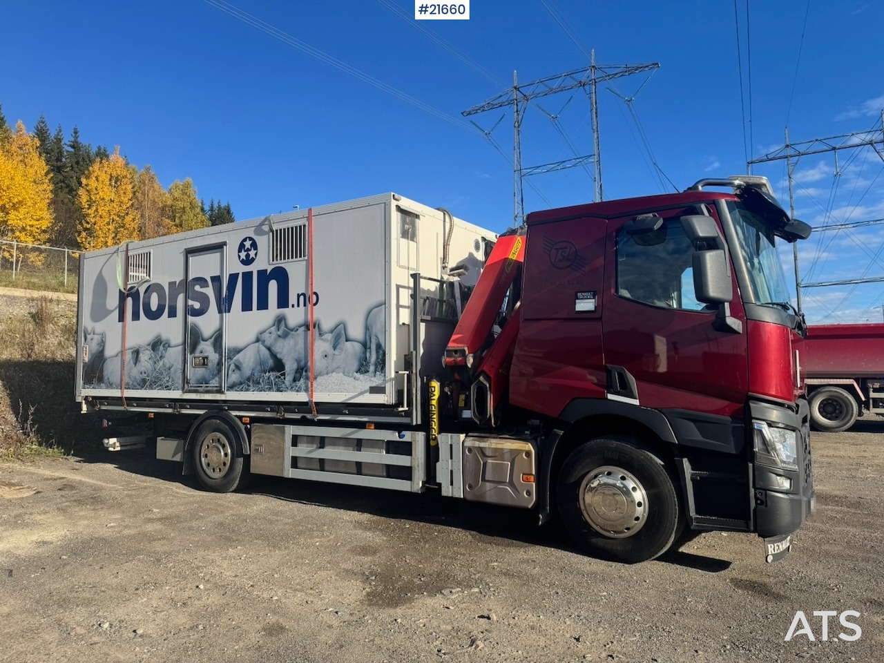 Renault Renault T380 6x2 Kranbil m/ 19 t/m Palfinger - Φορτηγό με γερανό: φωτογραφία 2 Renault Renault T380 6x2 Kranbil m/ 19 t/m Palfinger - Φορτηγό με γερανό: φωτογραφία 2