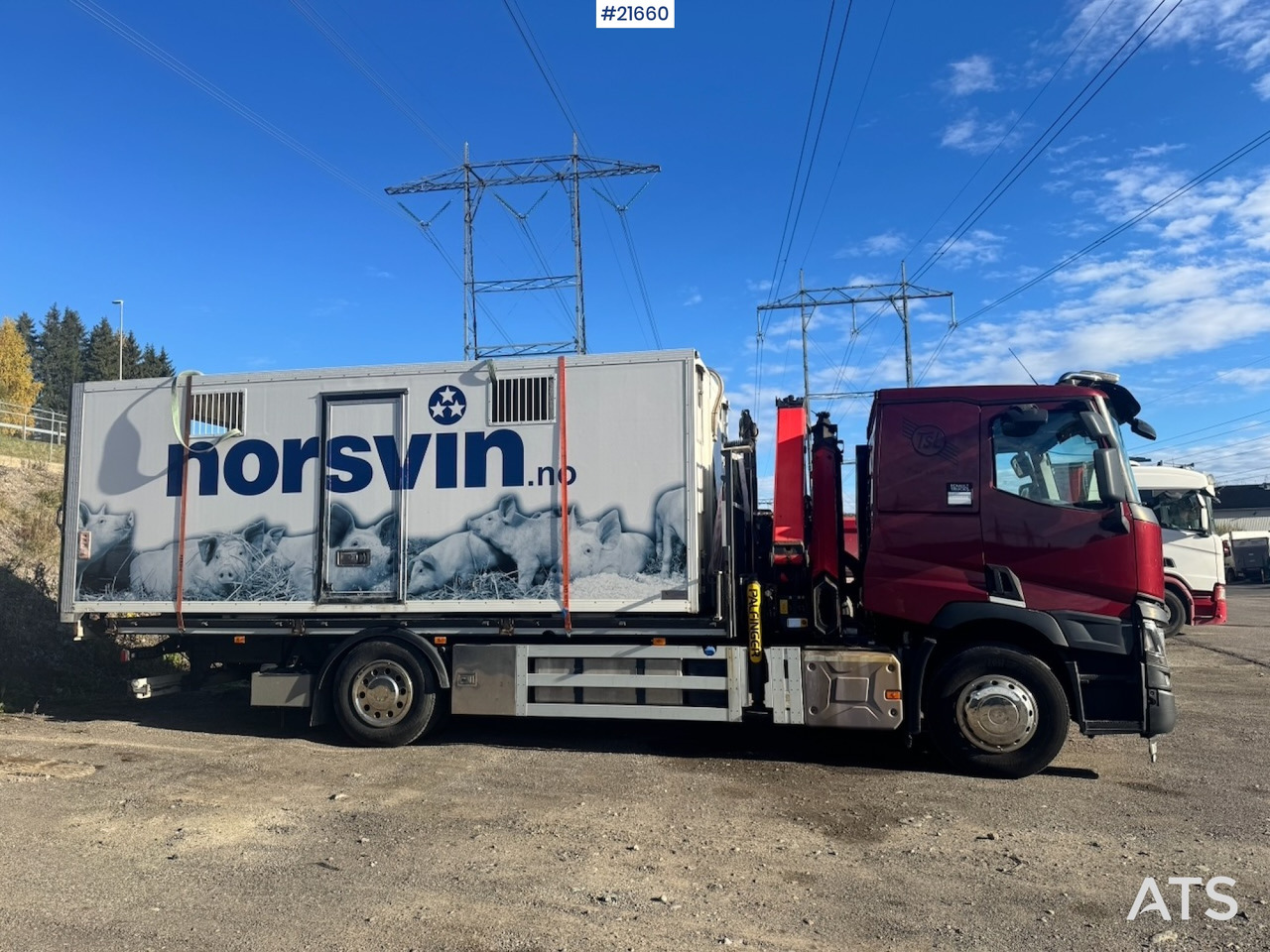 Renault Renault T380 6x2 Kranbil m/ 19 t/m Palfinger - Φορτηγό με γερανό: φωτογραφία 3 Renault Renault T380 6x2 Kranbil m/ 19 t/m Palfinger - Φορτηγό με γερανό: φωτογραφία 3