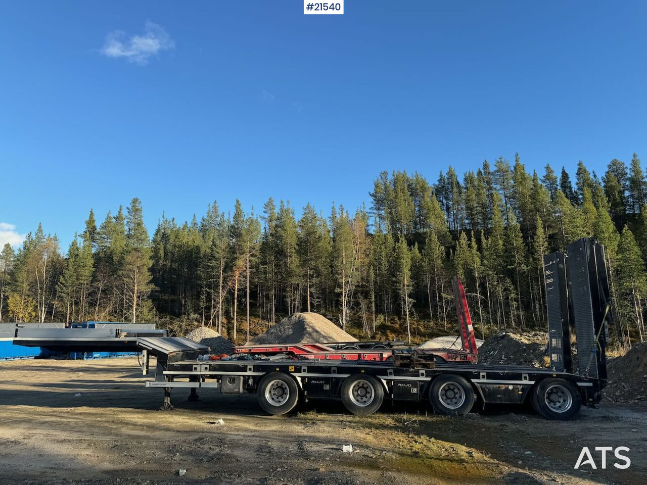 Rojo 2021 Rojo Maskinsemi m/ hydrauliske kjørebruer - Επικαθήμενο με χαμηλό δάπεδο: φωτογραφία 5 Rojo 2021 Rojo Maskinsemi m/ hydrauliske kjørebruer - Επικαθήμενο με χαμηλό δάπεδο: φωτογραφία 5