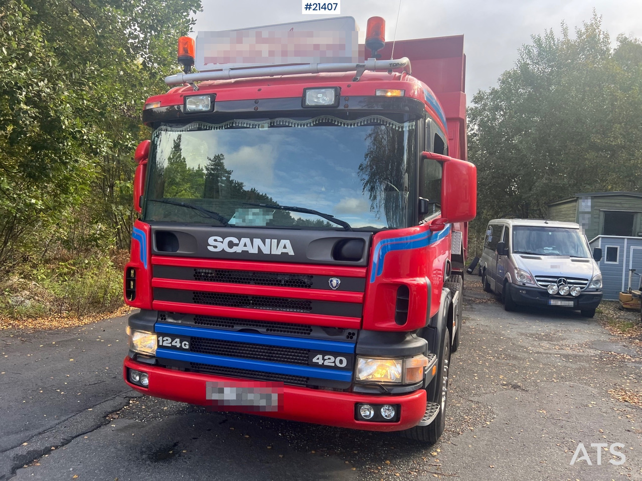 Scania P124G - Φορτηγό ανατρεπόμενο: φωτογραφία 3 Scania P124G - Φορτηγό ανατρεπόμενο: φωτογραφία 3