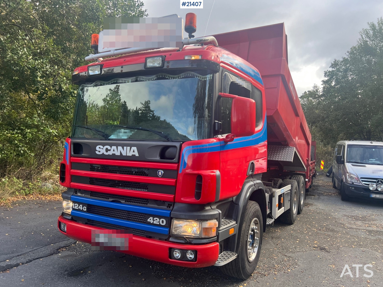 Scania P124G - Φορτηγό ανατρεπόμενο: φωτογραφία 2 Scania P124G - Φορτηγό ανατρεπόμενο: φωτογραφία 2
