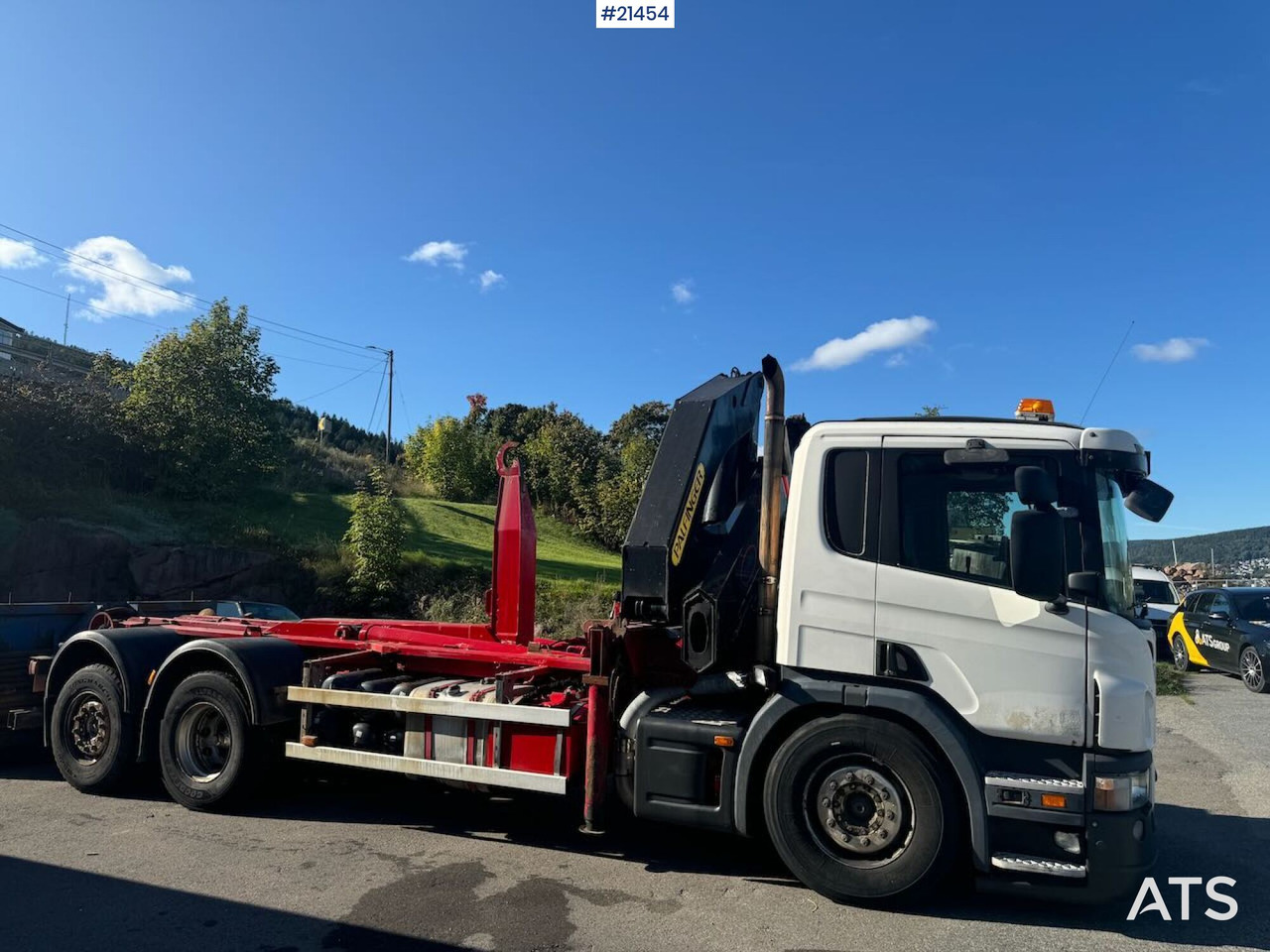 Scania P340 - Φορτηγό με γερανό: φωτογραφία 3 Scania P340 - Φορτηγό με γερανό: φωτογραφία 3