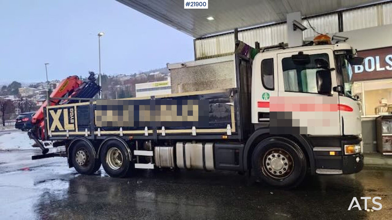 Scania P400 - Φορτηγό με γερανό: φωτογραφία 2 Scania P400 - Φορτηγό με γερανό: φωτογραφία 2