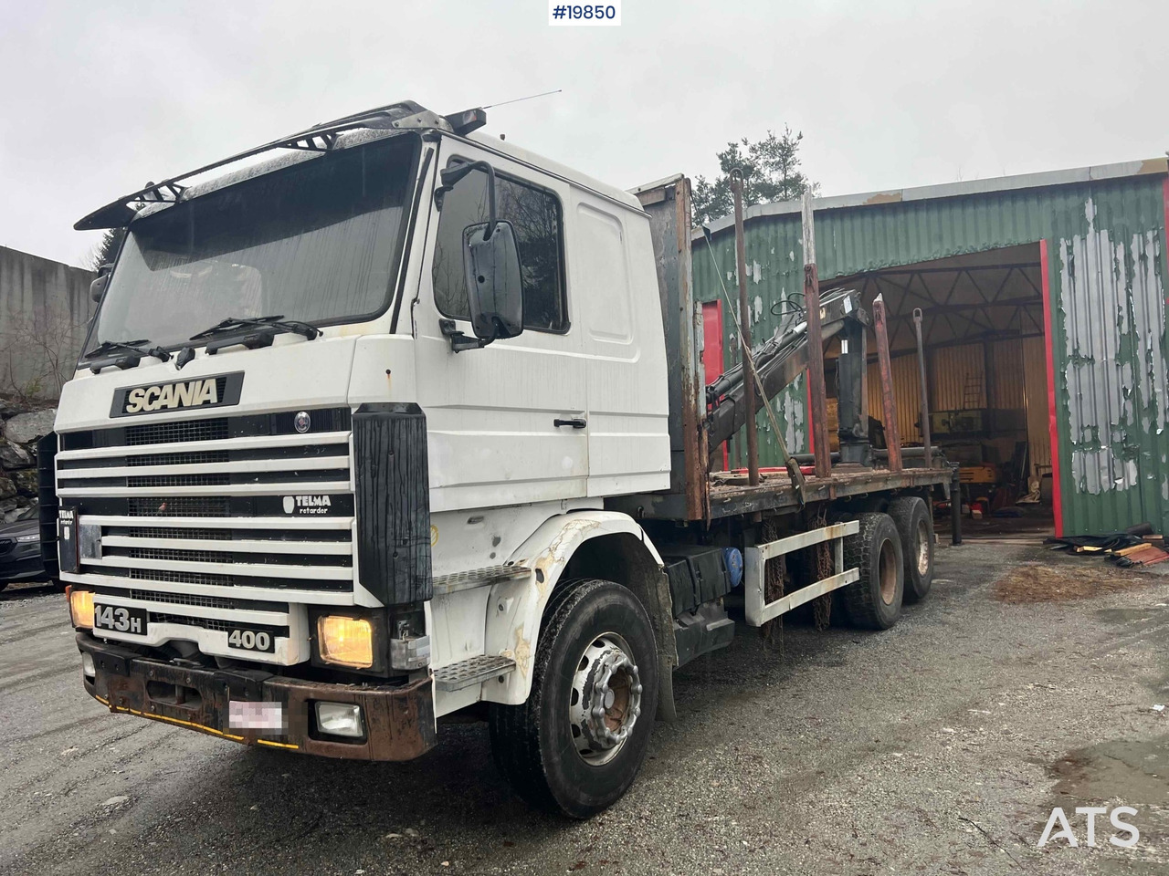 Scania R143 - Φορτηγό ξυλείας: φωτογραφία 1 Scania R143 - Φορτηγό ξυλείας: φωτογραφία 1