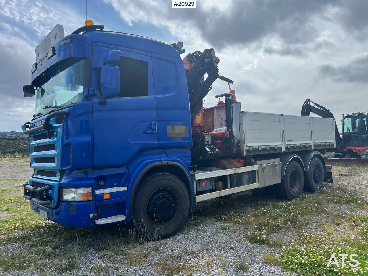 Scania R480 - Φορτηγό με ανοιχτή καρότσα, Φορτηγό με γερανό: φωτογραφία 2 Scania R480 - Φορτηγό με ανοιχτή καρότσα, Φορτηγό με γερανό: φωτογραφία 2