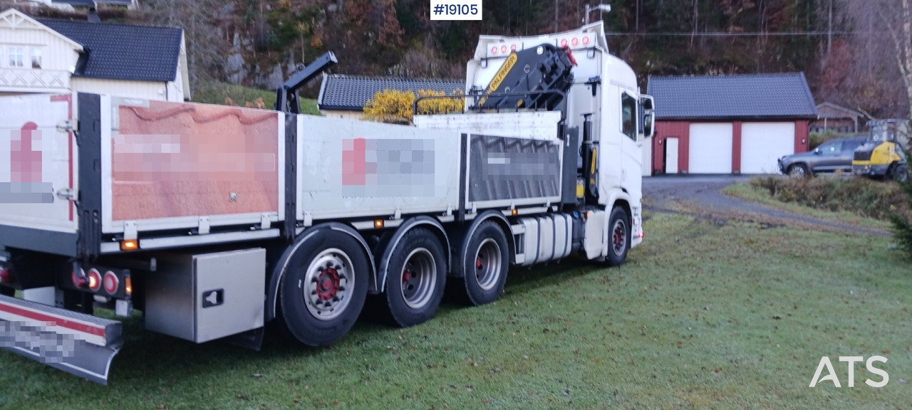 Scania R500 - Φορτηγό με ανοιχτή καρότσα, Φορτηγό με γερανό: φωτογραφία 4 Scania R500 - Φορτηγό με ανοιχτή καρότσα, Φορτηγό με γερανό: φωτογραφία 4