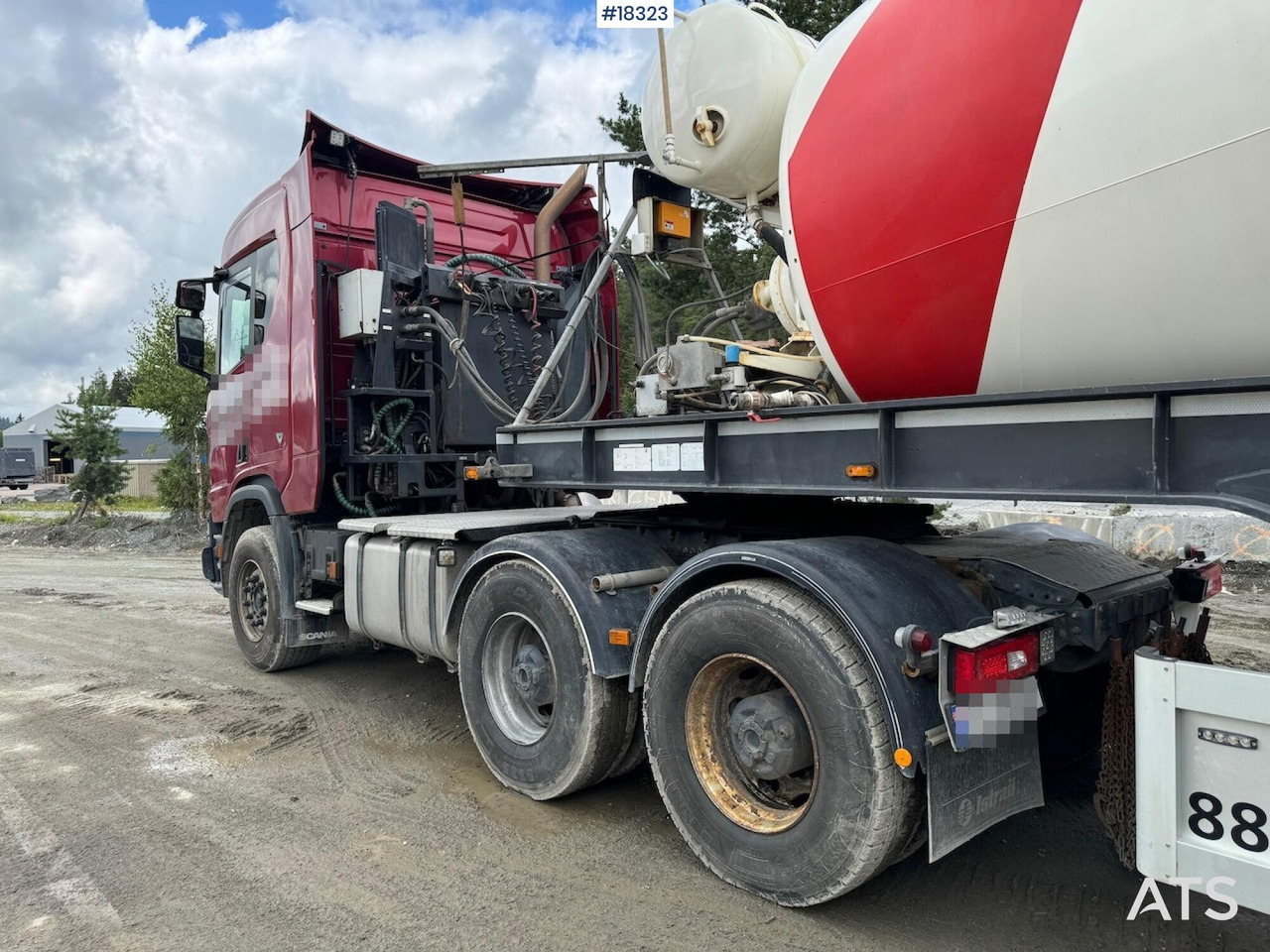 Scania R580 - Μπετονιέρα φορτηγό: φωτογραφία 4 Scania R580 - Μπετονιέρα φορτηγό: φωτογραφία 4