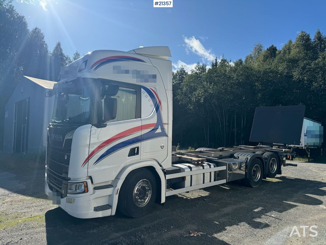 Scania R580 - Φορτηγό μεταφοράς εμπορευματοκιβωτίων/ Κινητό αμάξωμα: φωτογραφία 3 Scania R580 - Φορτηγό μεταφοράς εμπορευματοκιβωτίων/ Κινητό αμάξωμα: φωτογραφία 3