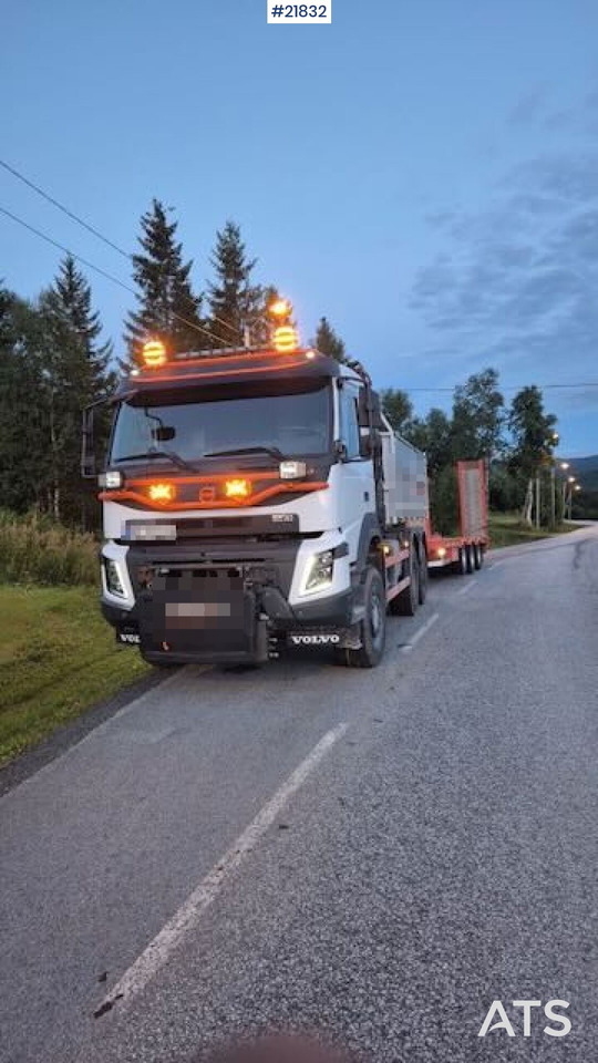 Volvo 2019 Volvo FMX 6x6 brøyterigget tippbil m/ 9,5 t/m kran, 2 sett dekk og lettkasse - Φορτηγό ανατρεπόμενο: φωτογραφία 2 Volvo 2019 Volvo FMX 6x6 brøyterigget tippbil m/ 9,5 t/m kran, 2 sett dekk og lettkasse - Φορτηγό ανατρεπόμενο: φωτογραφία 2