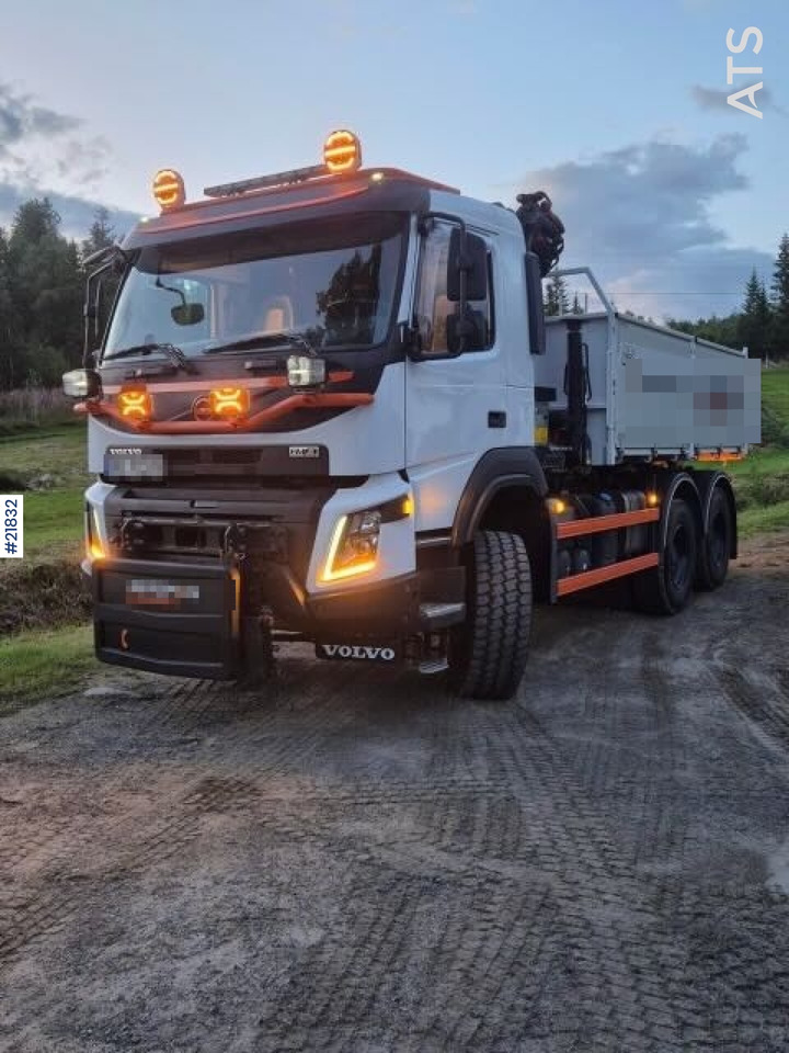Volvo 2019 Volvo FMX 6x6 brøyterigget tippbil m/ 9,5 t/m kran, 2 sett dekk og lettkasse - Φορτηγό ανατρεπόμενο: φωτογραφία 1 Volvo 2019 Volvo FMX 6x6 brøyterigget tippbil m/ 9,5 t/m kran, 2 sett dekk og lettkasse - Φορτηγό ανατρεπόμενο: φωτογραφία 1