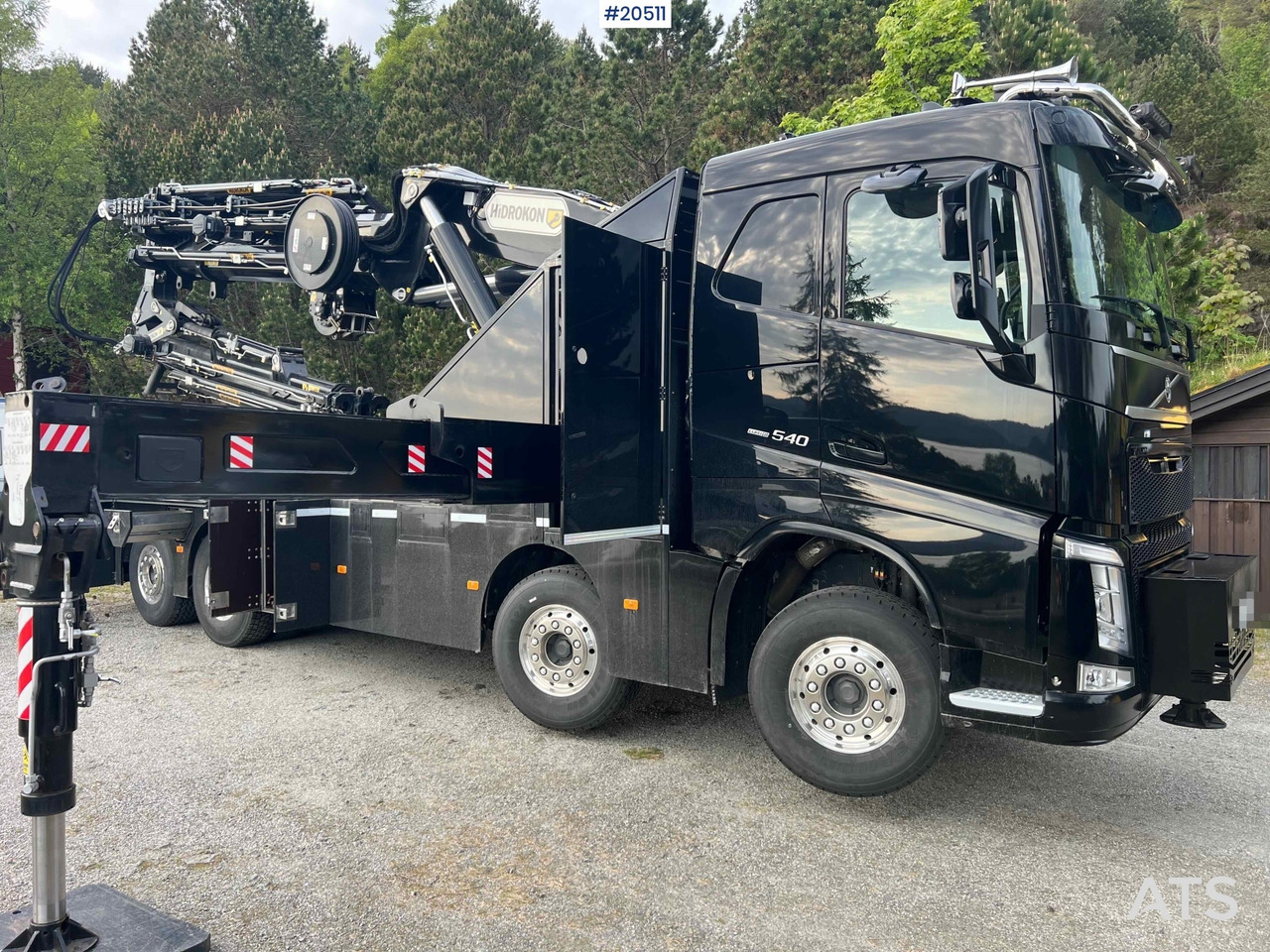 Volvo FH540 - Φορτηγό με γερανό: φωτογραφία 1 Volvo FH540 - Φορτηγό με γερανό: φωτογραφία 1
