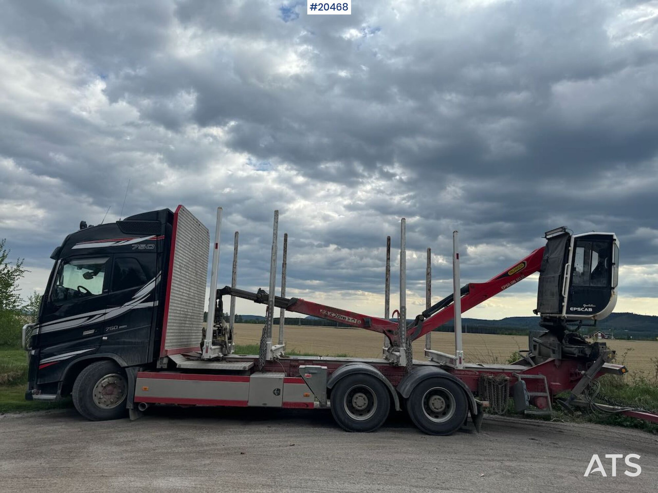 Volvo FH750 - Φορτηγό ξυλείας: φωτογραφία 2 Volvo FH750 - Φορτηγό ξυλείας: φωτογραφία 2