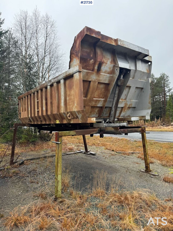 Φορτηγό με γερανό Volvo FL12 m/ 22 t/m Palfinger kran, tømmerflak, Dumperkasse og plan.: φωτογραφία 33