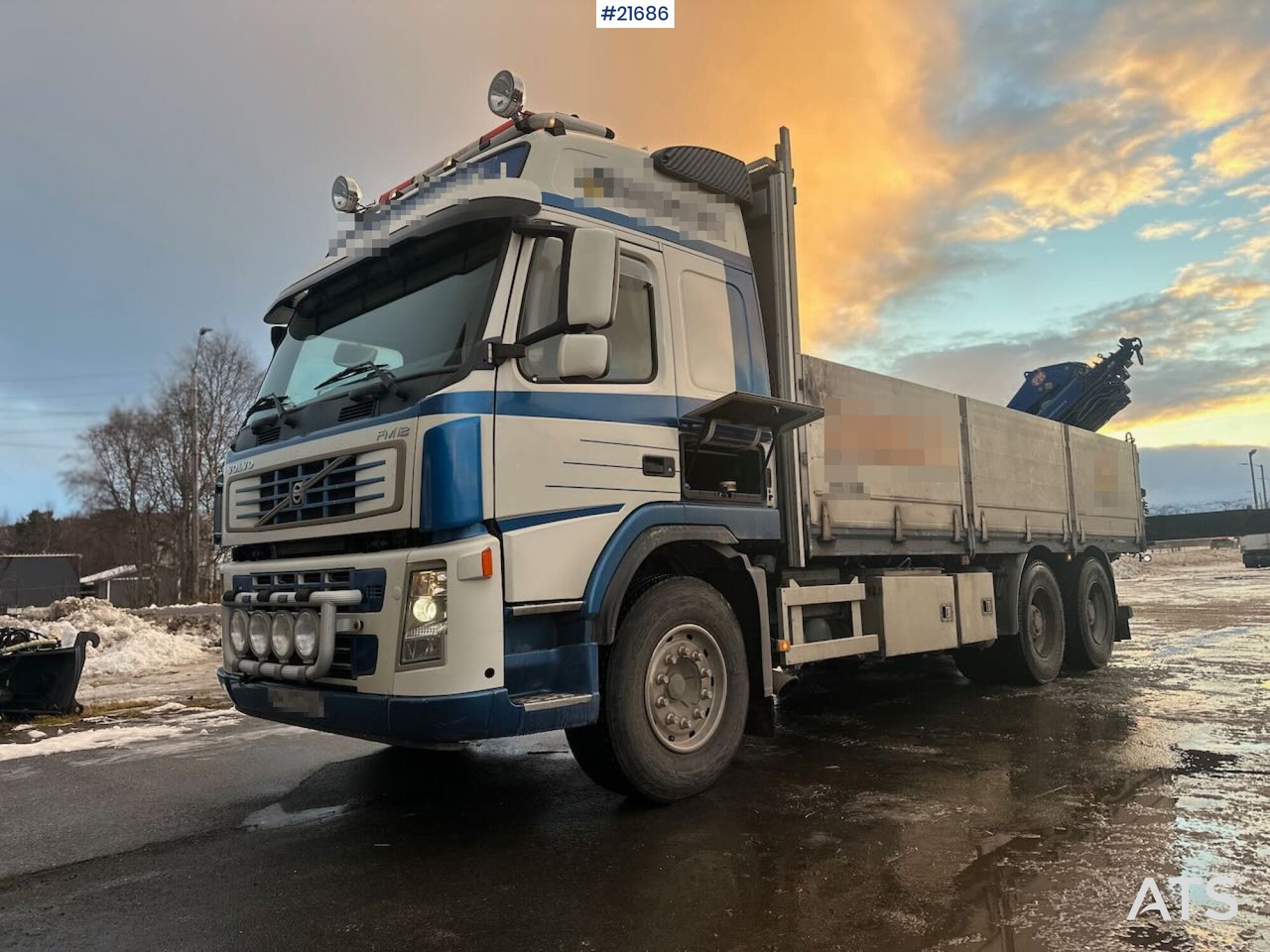 Volvo FM12 Globetrotter 6x4 kranbil m/ bak montert 18 t/m kran og vinsj. SE VIDEO - Φορτηγό με γερανό: φωτογραφία 1 Volvo FM12 Globetrotter 6x4 kranbil m/ bak montert 18 t/m kran og vinsj. SE VIDEO - Φορτηγό με γερανό: φωτογραφία 1
