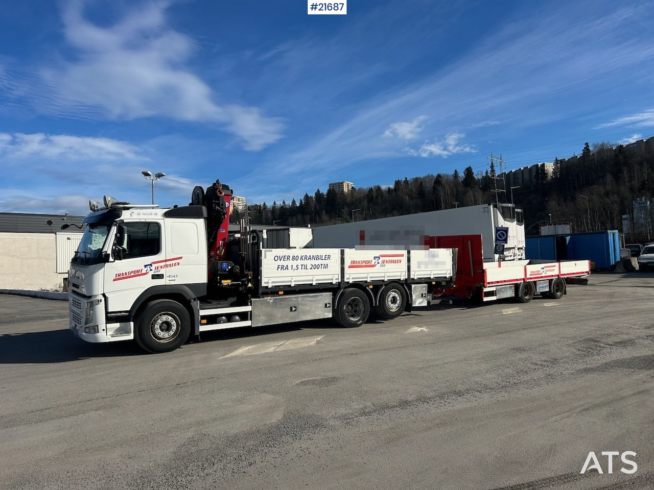 Volvo FM450 Kranbil m/ 21 t/m HMF kran og Løftelem. 194 000 km! - Φορτηγό με γερανό: φωτογραφία 2 Volvo FM450 Kranbil m/ 21 t/m HMF kran og Løftelem. 194 000 km! - Φορτηγό με γερανό: φωτογραφία 2