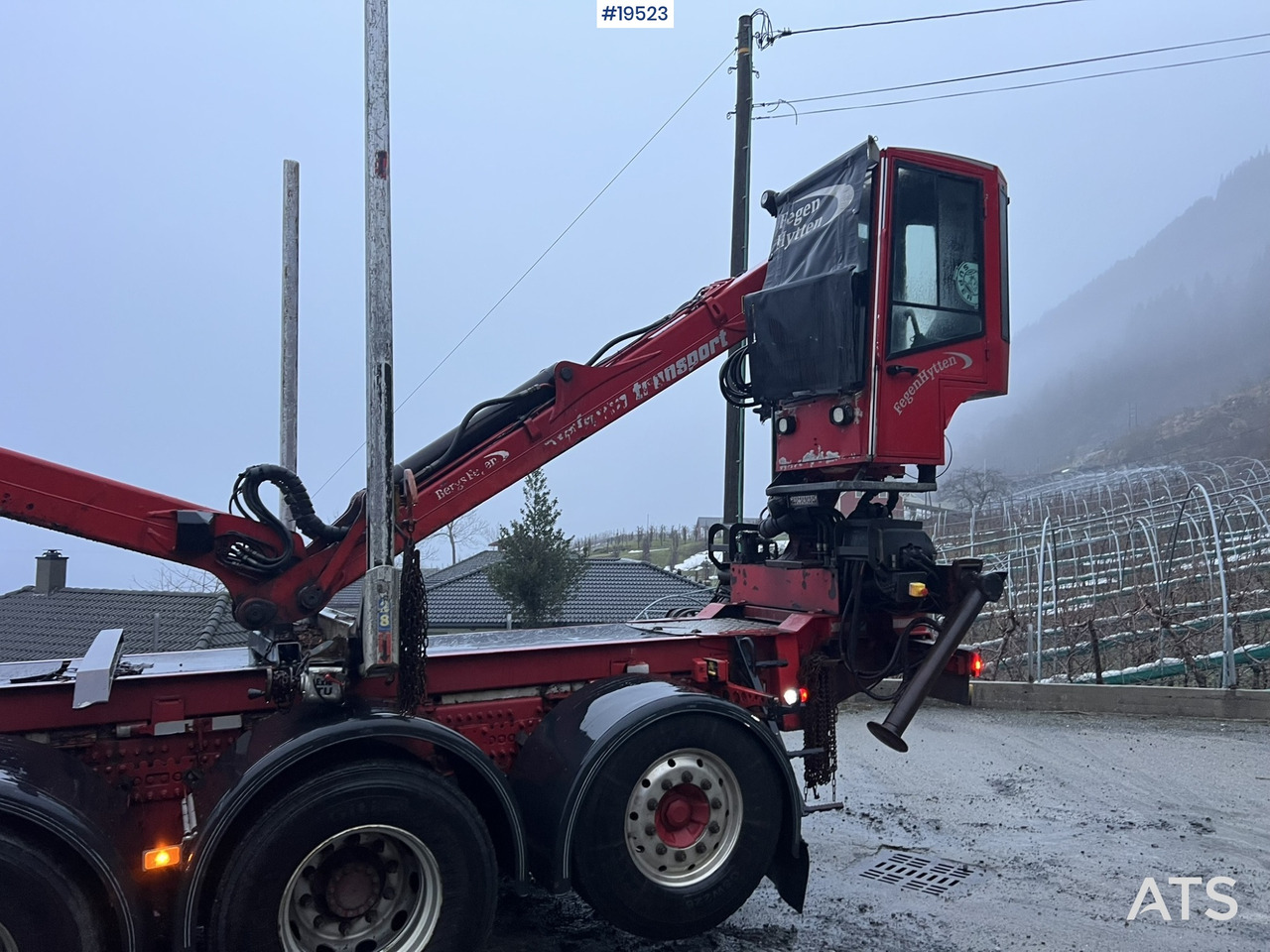 Φορτηγό ξυλείας Volvo Fh540 8x4 Tømmerbil m/ 2016 M110L80 Palfinger krane og tømmerklype: φωτογραφία 21