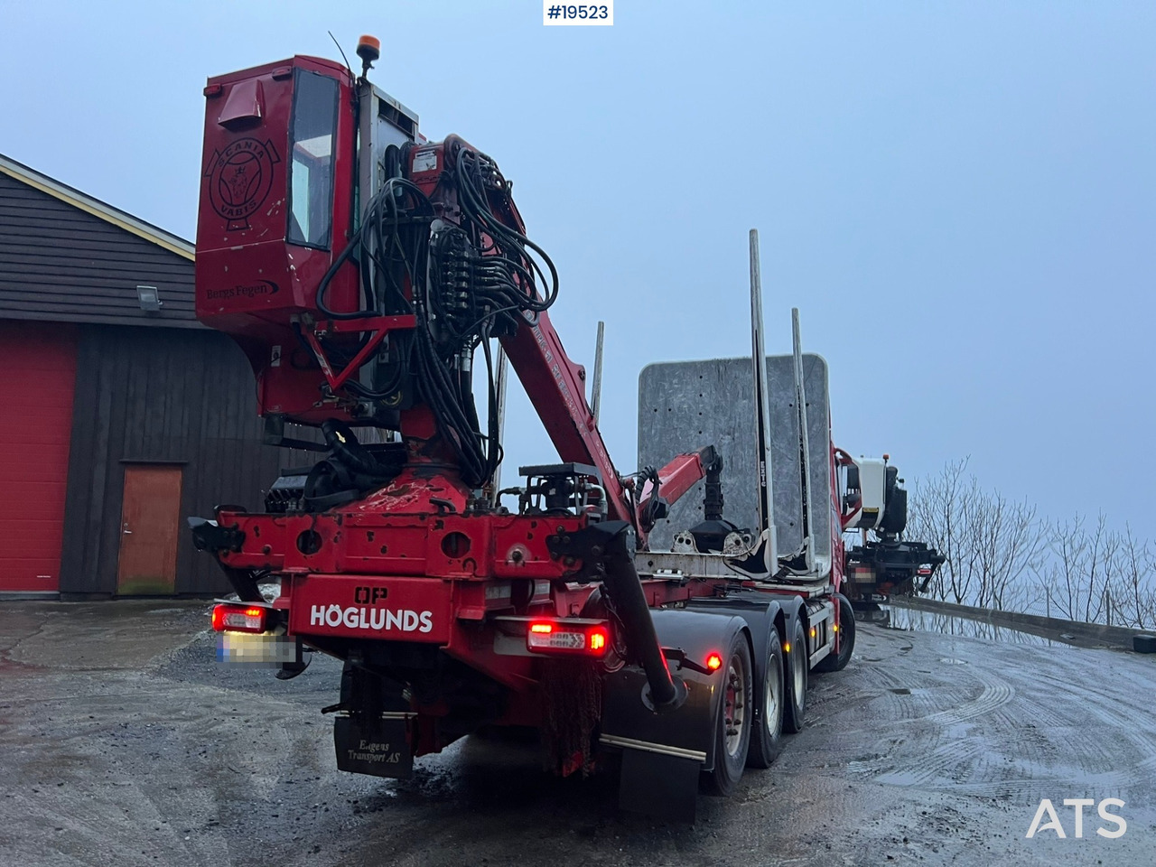 Φορτηγό ξυλείας Volvo Fh540 8x4 Tømmerbil m/ 2016 M110L80 Palfinger krane og tømmerklype: φωτογραφία 9