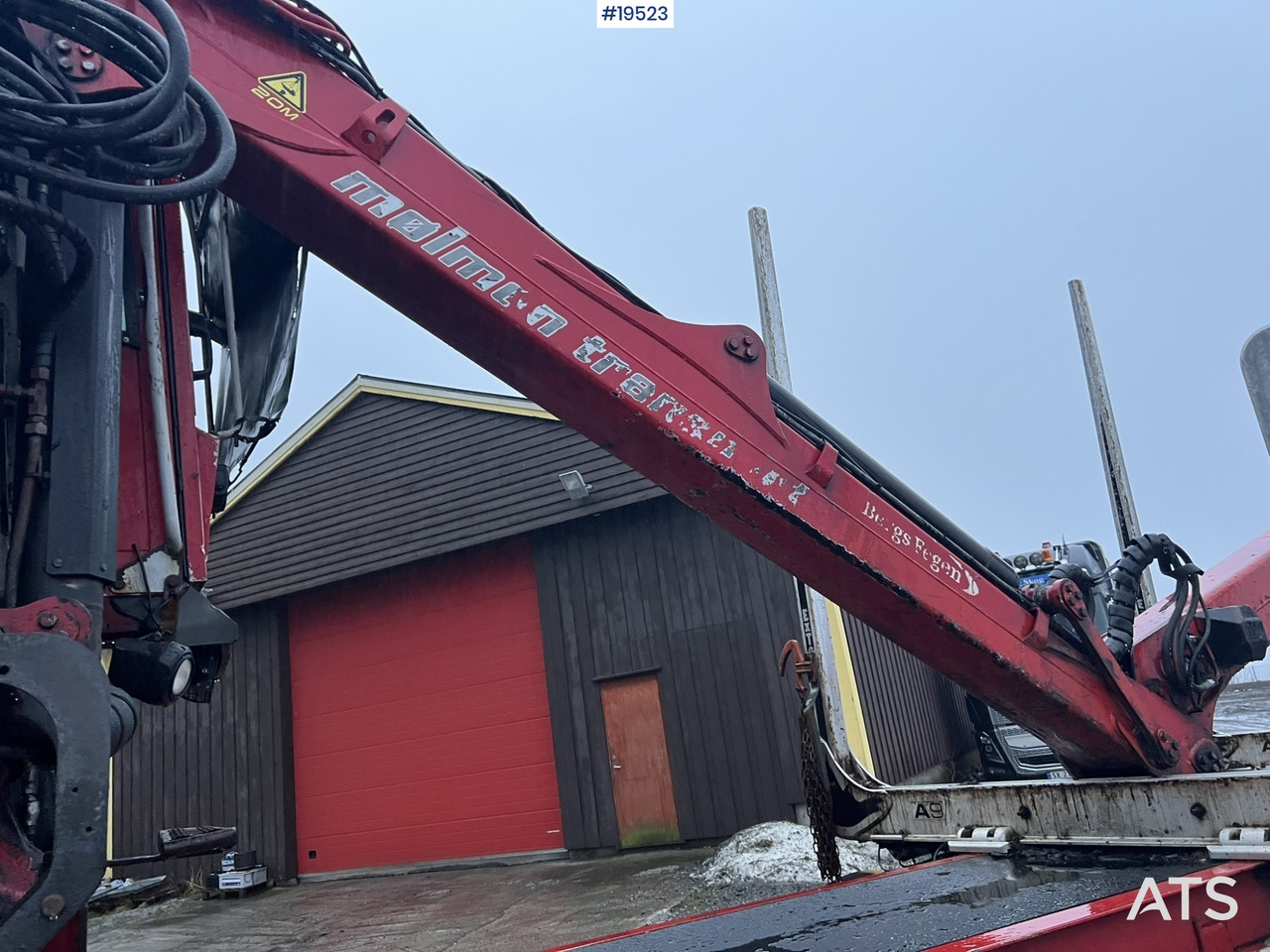 Φορτηγό ξυλείας Volvo Fh540 8x4 Tømmerbil m/ 2016 M110L80 Palfinger krane og tømmerklype: φωτογραφία 37