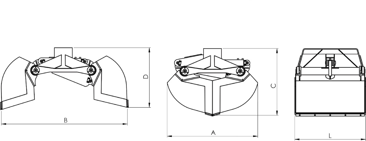 Clamshell bucket for digging BV-M 500 - Κάδος τύπου αχιβάδας για Γερανός παπαγάλος: φωτογραφία 4 Clamshell bucket for digging BV-M 500 - Κάδος τύπου αχιβάδας για Γερανός παπαγάλος: φωτογραφία 4