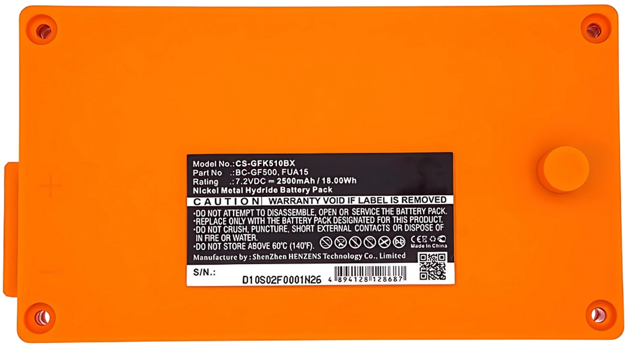 Compatible battery Gross Funk 100-001-885,BC-GF500, FUA15, FUA50 - Συσσωρευτής για Γερανός παπαγάλος: φωτογραφία 4 Compatible battery Gross Funk 100-001-885,BC-GF500, FUA15, FUA50 - Συσσωρευτής για Γερανός παπαγάλος: φωτογραφία 4