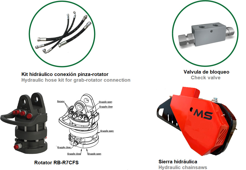 LOG GRAB REINFORCED SERIE PF-R .26 - Αρπάγη για Γερανός παπαγάλος: φωτογραφία 2 LOG GRAB REINFORCED SERIE PF-R .26 - Αρπάγη για Γερανός παπαγάλος: φωτογραφία 2