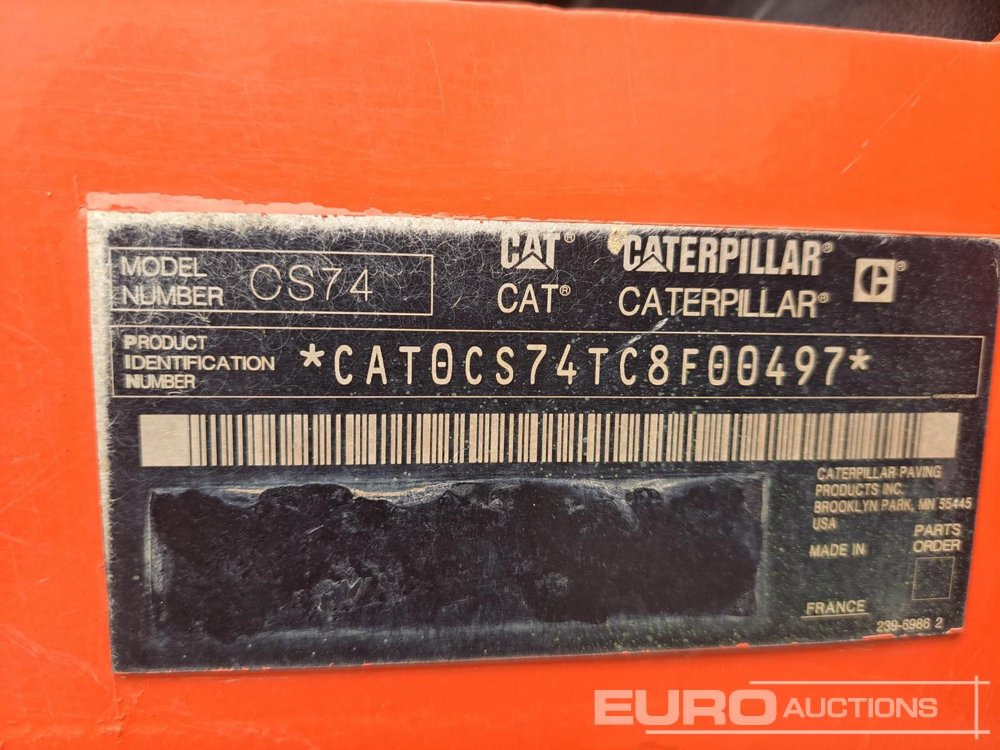 2011 CAT CS74 - Οδοστρωτήρας: φωτογραφία 3 2011 CAT CS74 - Οδοστρωτήρας: φωτογραφία 3