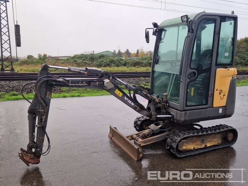 2012 Volvo EC18C - Μίνι εκσκαφέας: φωτογραφία 1 2012 Volvo EC18C - Μίνι εκσκαφέας: φωτογραφία 1