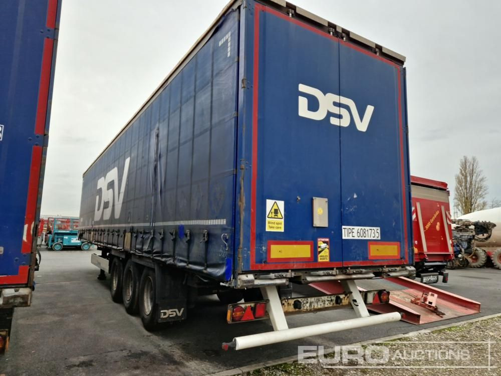 2014 Krone Tri Axle Curtainsider Trailer - Επικαθήμενο κουρτίνα: φωτογραφία 2 2014 Krone Tri Axle Curtainsider Trailer - Επικαθήμενο κουρτίνα: φωτογραφία 2