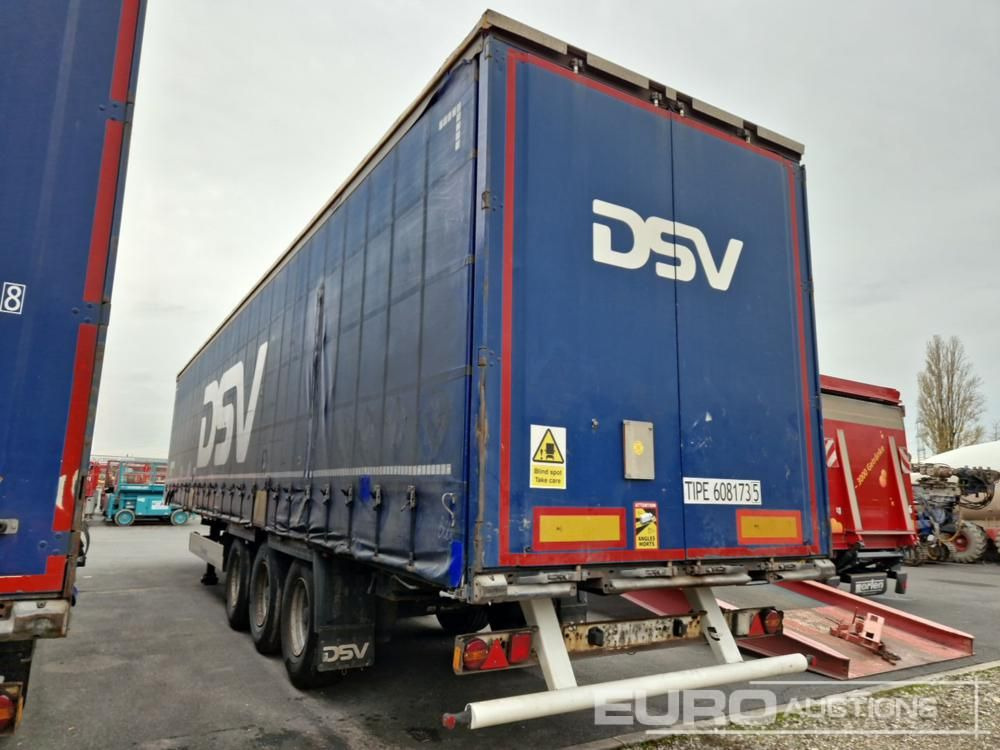 2014 Krone Tri Axle Curtainsider Trailer - Επικαθήμενο κουρτίνα: φωτογραφία 3 2014 Krone Tri Axle Curtainsider Trailer - Επικαθήμενο κουρτίνα: φωτογραφία 3