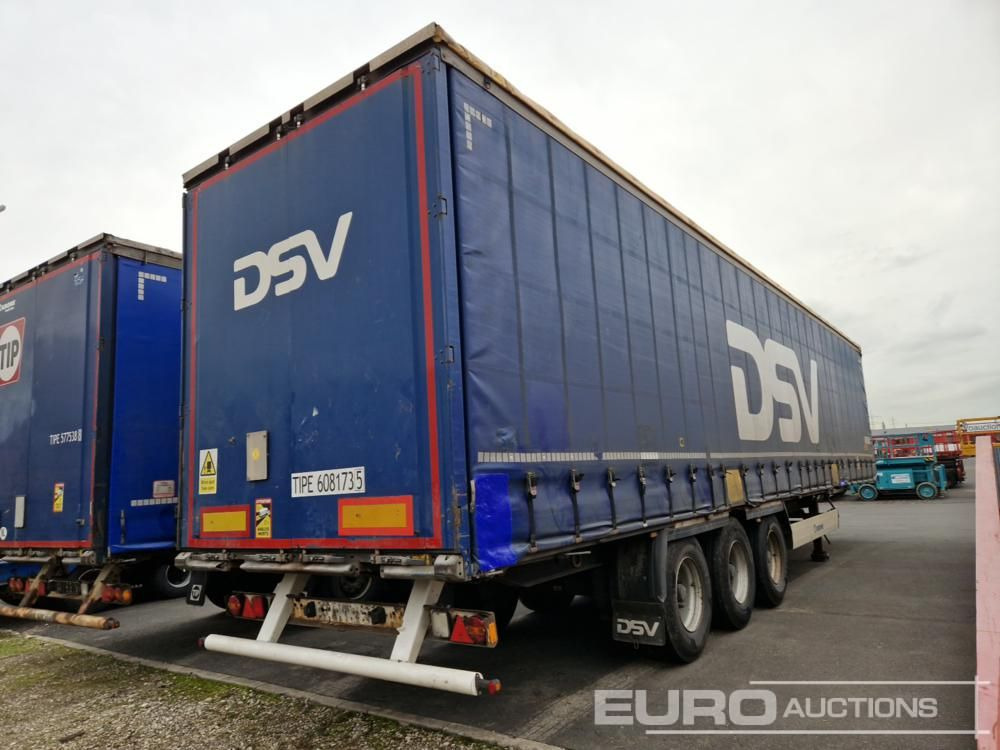 2014 Krone Tri Axle Curtainsider Trailer - Επικαθήμενο κουρτίνα: φωτογραφία 4 2014 Krone Tri Axle Curtainsider Trailer - Επικαθήμενο κουρτίνα: φωτογραφία 4