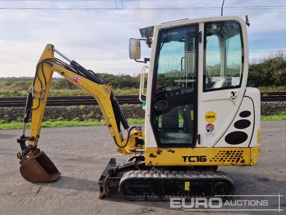 2014 Terex TC16 - Μίνι εκσκαφέας: φωτογραφία 2 2014 Terex TC16 - Μίνι εκσκαφέας: φωτογραφία 2