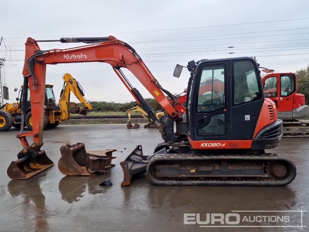 2015 Kubota KX080-4 - Μίνι εκσκαφέας: φωτογραφία 2 2015 Kubota KX080-4 - Μίνι εκσκαφέας: φωτογραφία 2