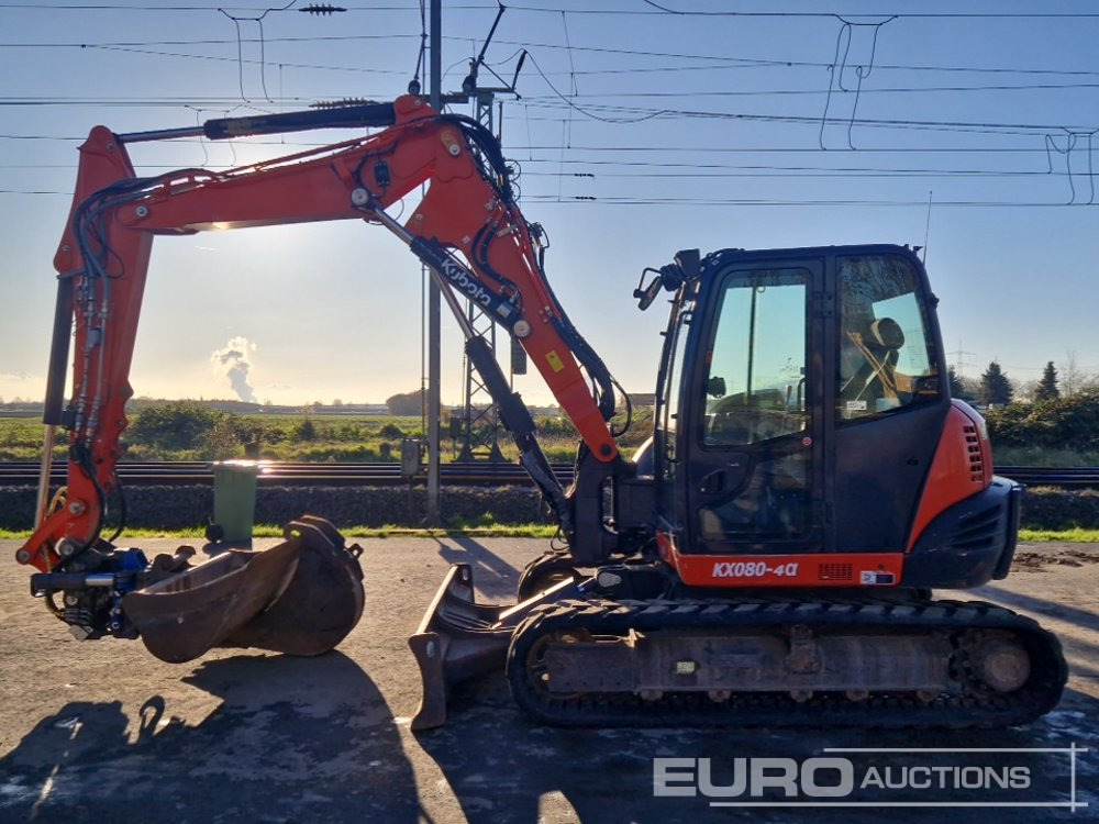 2016 Kubota KX080-4 - Μίνι εκσκαφέας: φωτογραφία 2 2016 Kubota KX080-4 - Μίνι εκσκαφέας: φωτογραφία 2