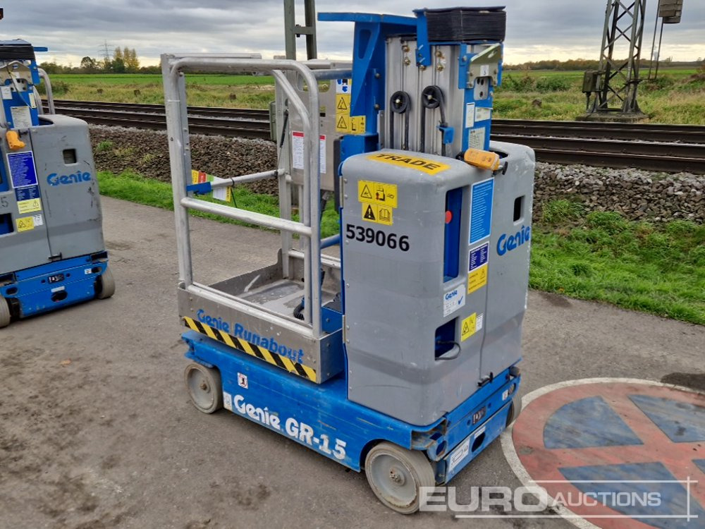 2017 Genie GR-15 - Κάθετος ανελκυστήρας με κατάρτι: φωτογραφία 3 2017 Genie GR-15 - Κάθετος ανελκυστήρας με κατάρτι: φωτογραφία 3
