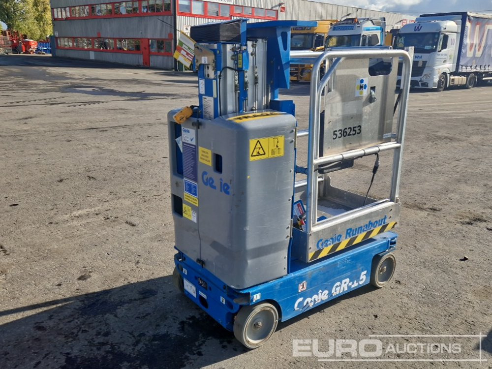 2017 Genie GR-15 - Κάθετος ανελκυστήρας με κατάρτι: φωτογραφία 4 2017 Genie GR-15 - Κάθετος ανελκυστήρας με κατάρτι: φωτογραφία 4