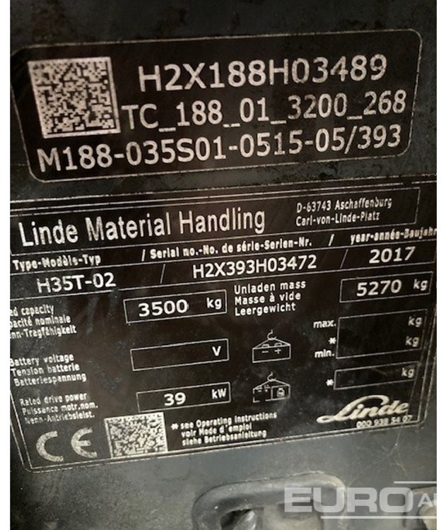 2017 Linde H35T-02 - Περονοφόρο όχημα: φωτογραφία 3 2017 Linde H35T-02 - Περονοφόρο όχημα: φωτογραφία 3
