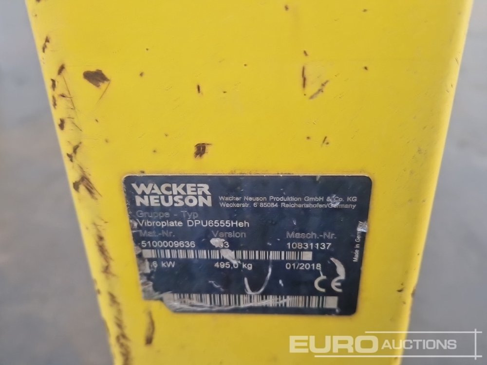 Δονητική πλάκα 2018 Wacker DPU6555: φωτογραφία 13