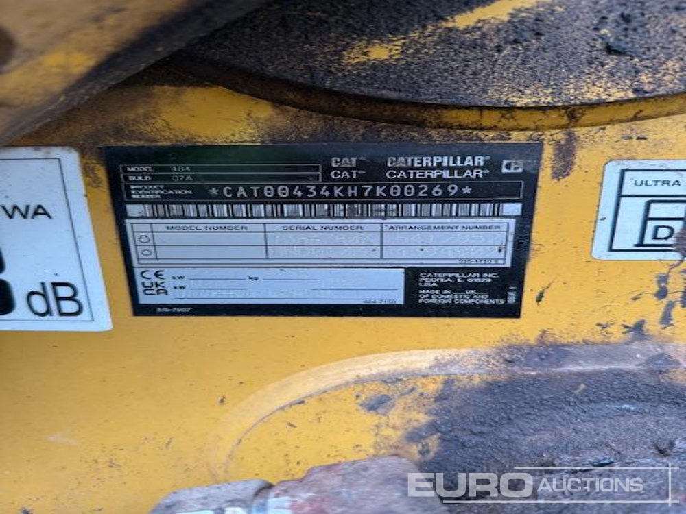 2022 CAT 434 - Φορτωτής εκσκαφέας: φωτογραφία 5 2022 CAT 434 - Φορτωτής εκσκαφέας: φωτογραφία 5
