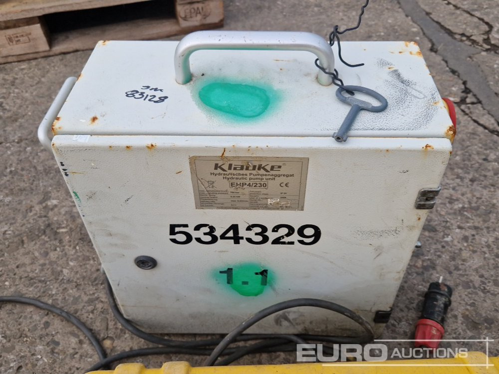 Εξοπλισμού κατασκευών Hydraulic Shears, Pump Unit: φωτογραφία 7