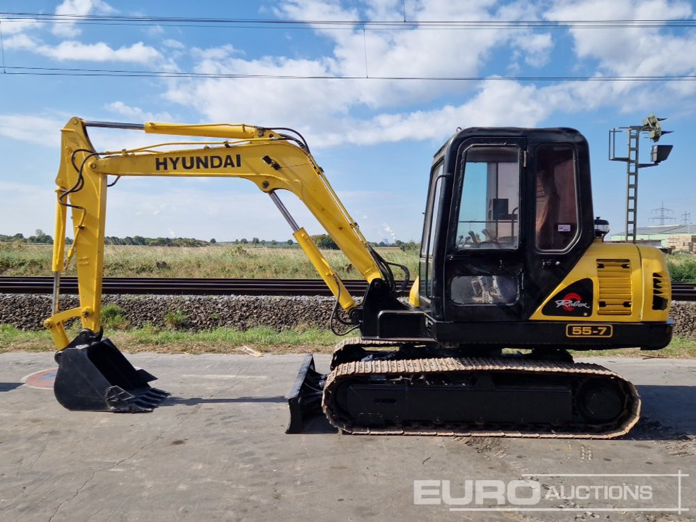 Hyundai R55-7 - Μίνι εκσκαφέας: φωτογραφία 2 Hyundai R55-7 - Μίνι εκσκαφέας: φωτογραφία 2