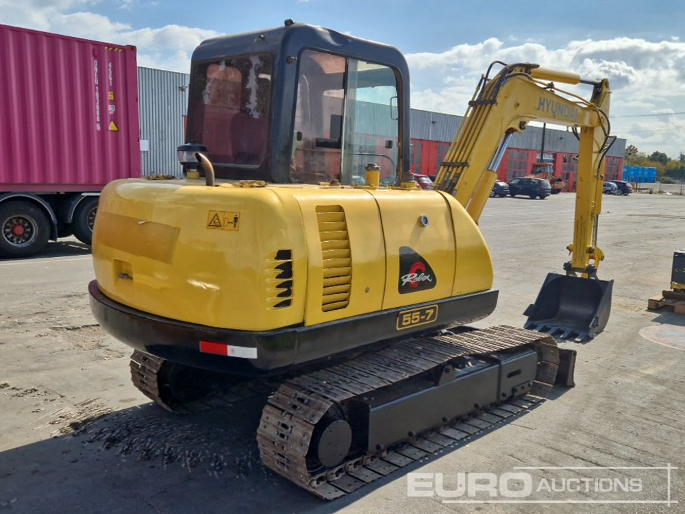 Hyundai R55-7 - Μίνι εκσκαφέας: φωτογραφία 5 Hyundai R55-7 - Μίνι εκσκαφέας: φωτογραφία 5