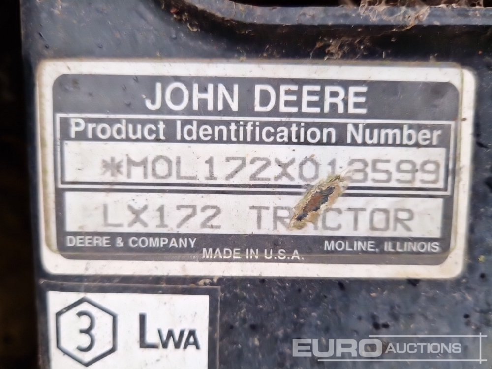 Χλοοκοπτικό John Deere LX172: φωτογραφία 19