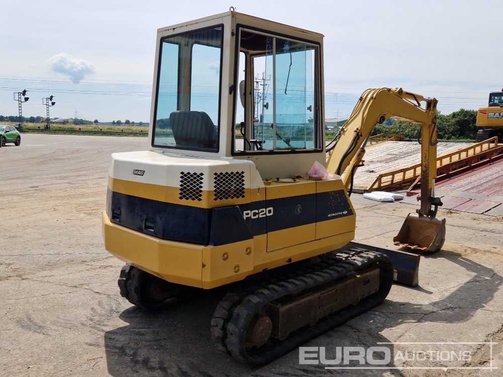 Komatsu PC20-6 - Μίνι εκσκαφέας: φωτογραφία 5 Komatsu PC20-6 - Μίνι εκσκαφέας: φωτογραφία 5