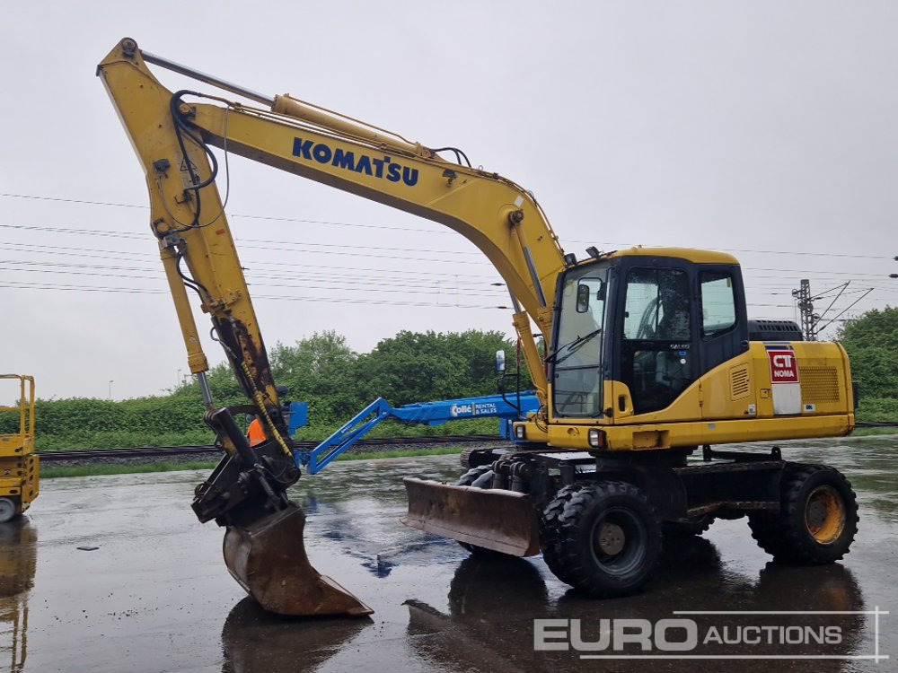 Komatsu PW160-7 - Τροχοφόρος εκσκαφέας: φωτογραφία 1 Komatsu PW160-7 - Τροχοφόρος εκσκαφέας: φωτογραφία 1