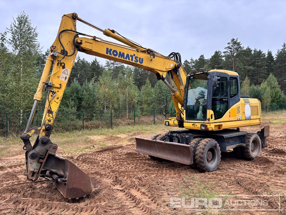 Komatsu PW160-7 - Τροχοφόρος εκσκαφέας: φωτογραφία 1 Komatsu PW160-7 - Τροχοφόρος εκσκαφέας: φωτογραφία 1