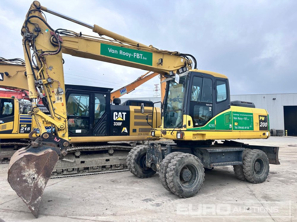 Komatsu PW200-7H - Τροχοφόρος εκσκαφέας: φωτογραφία 1 Komatsu PW200-7H - Τροχοφόρος εκσκαφέας: φωτογραφία 1