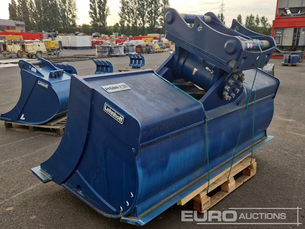 Lehnhoff Hydraulic Tilt Ditching Bucket, OilQuick OQ80 - Κουβάς: φωτογραφία 2 Lehnhoff Hydraulic Tilt Ditching Bucket, OilQuick OQ80 - Κουβάς: φωτογραφία 2