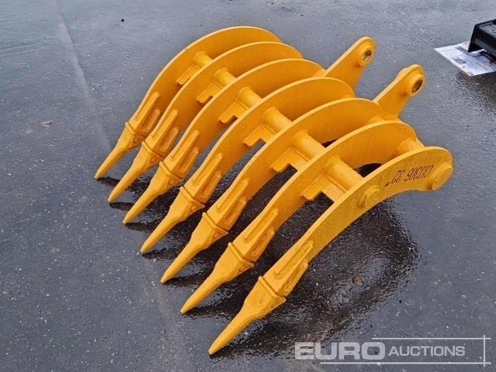 Unused 2025 GIYI 32" Rake to suit CAT 305 - Κουβάς: φωτογραφία 1 Unused 2025 GIYI 32" Rake to suit CAT 305 - Κουβάς: φωτογραφία 1